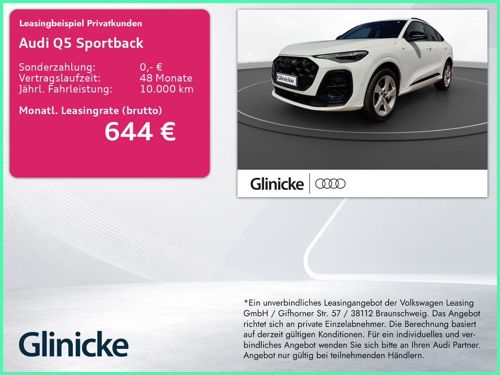 Bild des Angebotes Audi Q5 Sportback TFSI QUATTRO+S-LINE+TECHPLUS+KAMERA