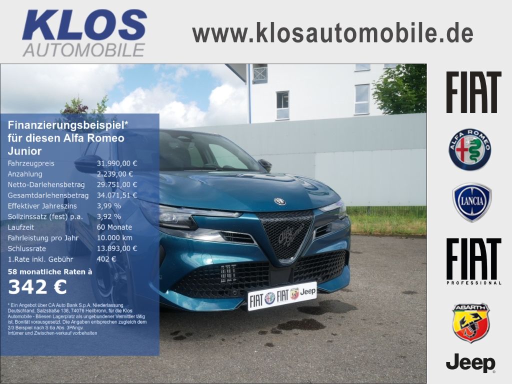 Bild des Angebotes Alfa Romeo Junior IBRIDA TI 1.2 VGT 145PS DCT6 SCHIEBEDACH