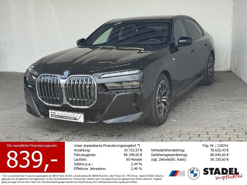 Bild des Angebotes BMW i7 xDrive60 Limousine M Sport Navi.LED.AHK.ACC