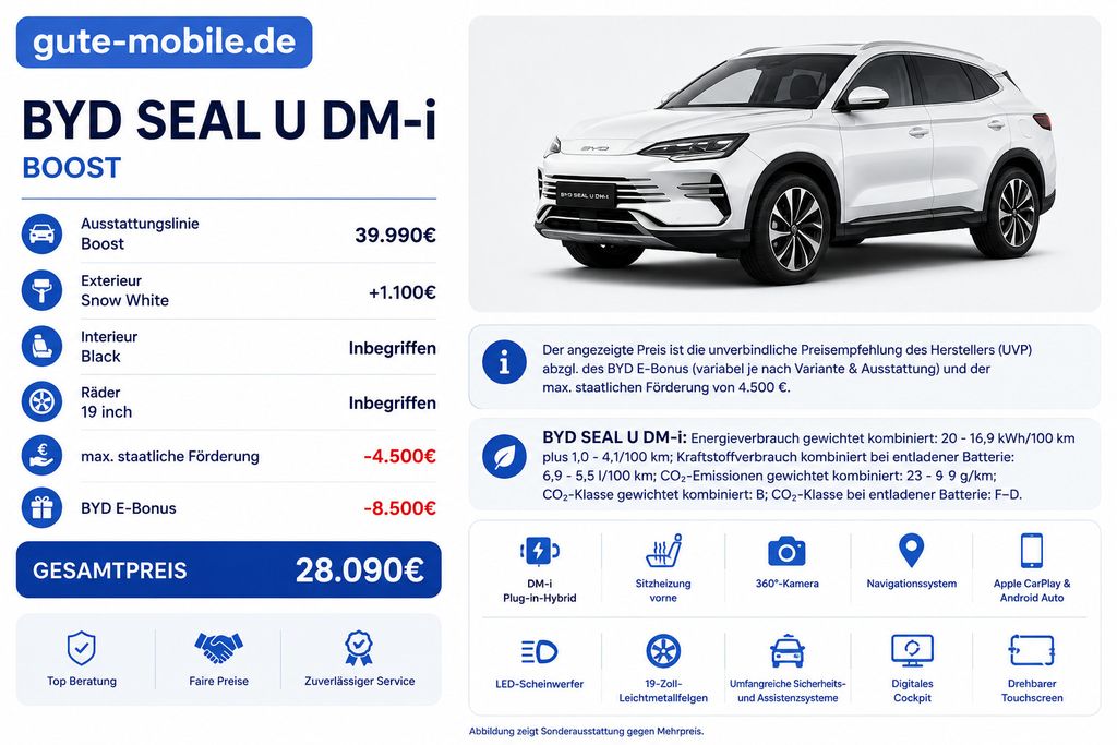 Bild des Angebotes BYD SEAL U DM-I BOOST