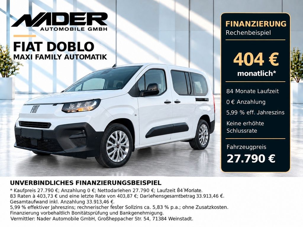 Bild des Angebotes Fiat Doblo Maxi Family Automatik | LED | 7-Sitzer