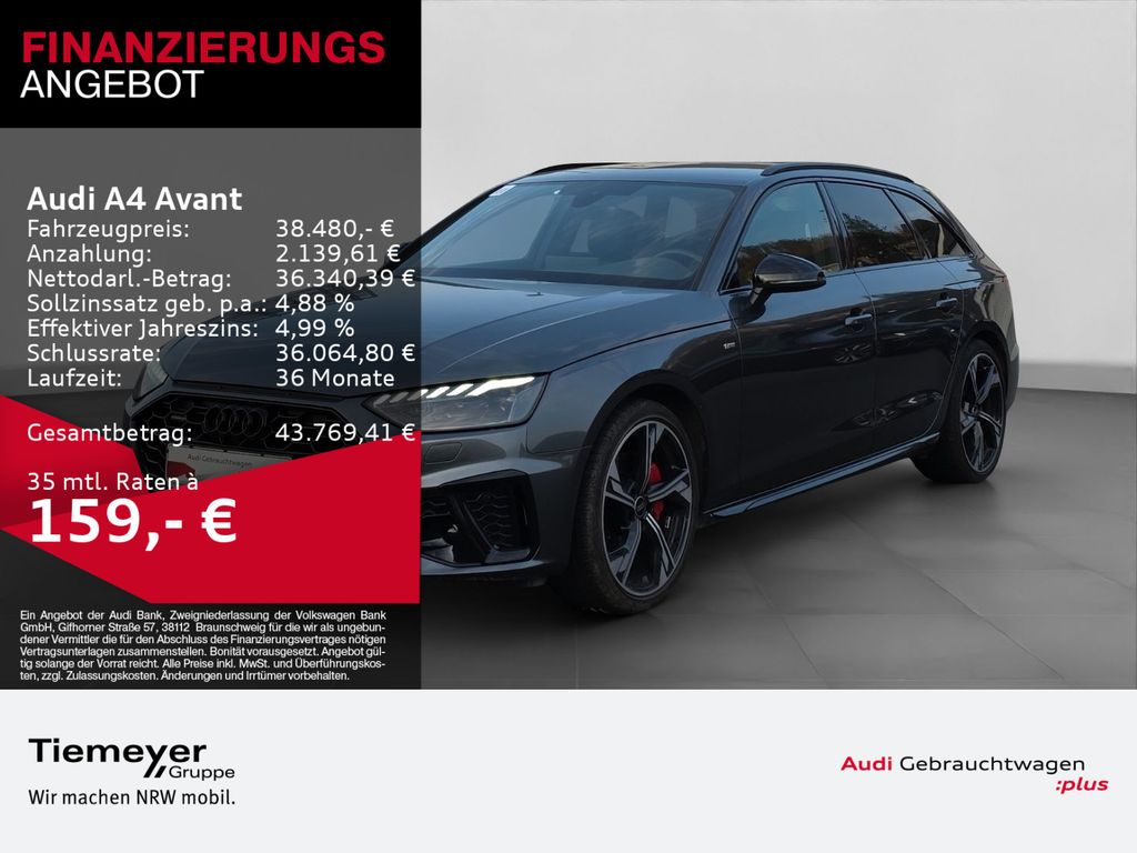 Audi A4 Avant 40 TFSI Q 2x S LINE LM19 AHK MATRIX-LED