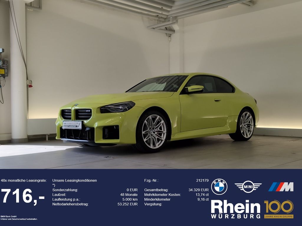 Bild des Angebotes BMW M2 Coupé Navi/LED/RFK/SHZ/HuD/Apple/PDC v+h Navi