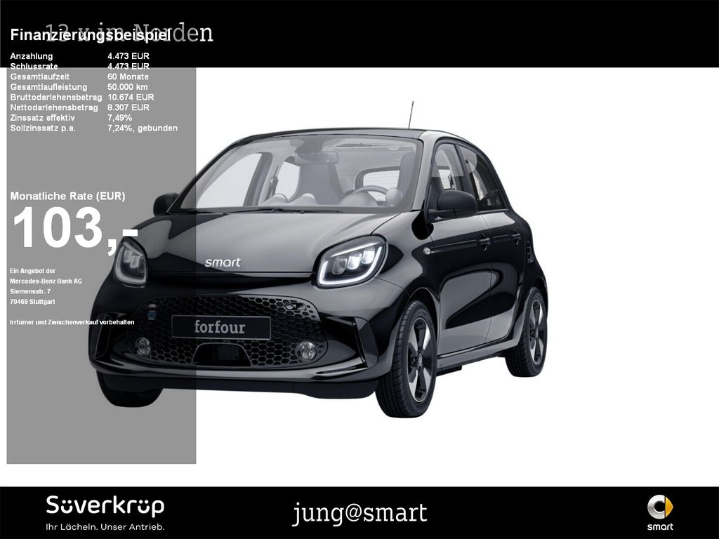 Bild des Angebotes Smart EQ forfour passion 22kW EXCLUSIVE 22KW KAMERA