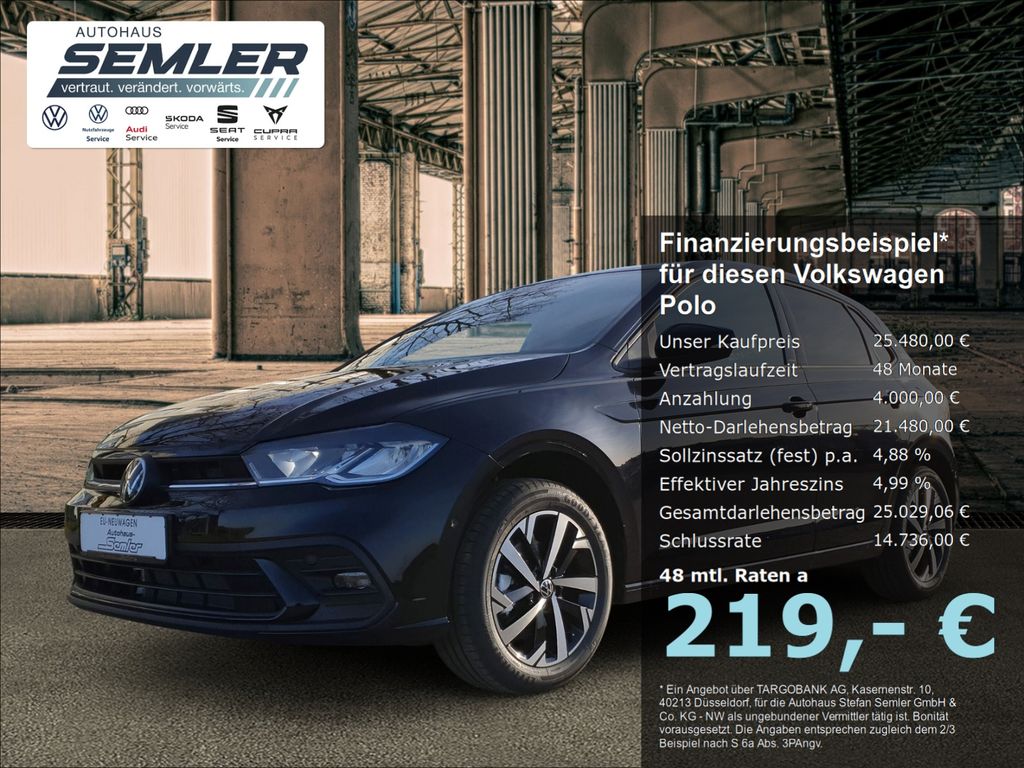 Bild des Angebotes Volkswagen Polo VI GOAL 1.0 TSI DSG NAVI V-COCK R-KAM LED