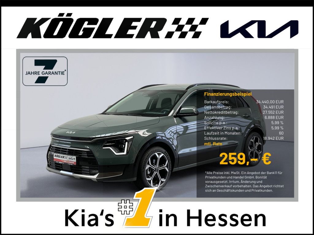 Bild des Angebotes Kia NIRO 1.6 HEV 129 DCT SPI |-21% 18Z TEC REX