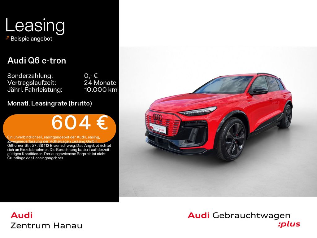 Bild des Angebotes Audi Q6 e-tron performance S-LINE*0,25%*MATRIX*HUD*AH