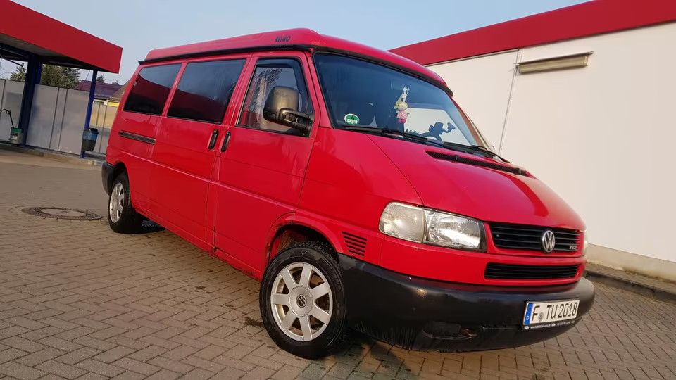 Bild des Angebotes Volkswagen T4 Camper 2.5 lang Aufstelldach Klima grüne Pl.