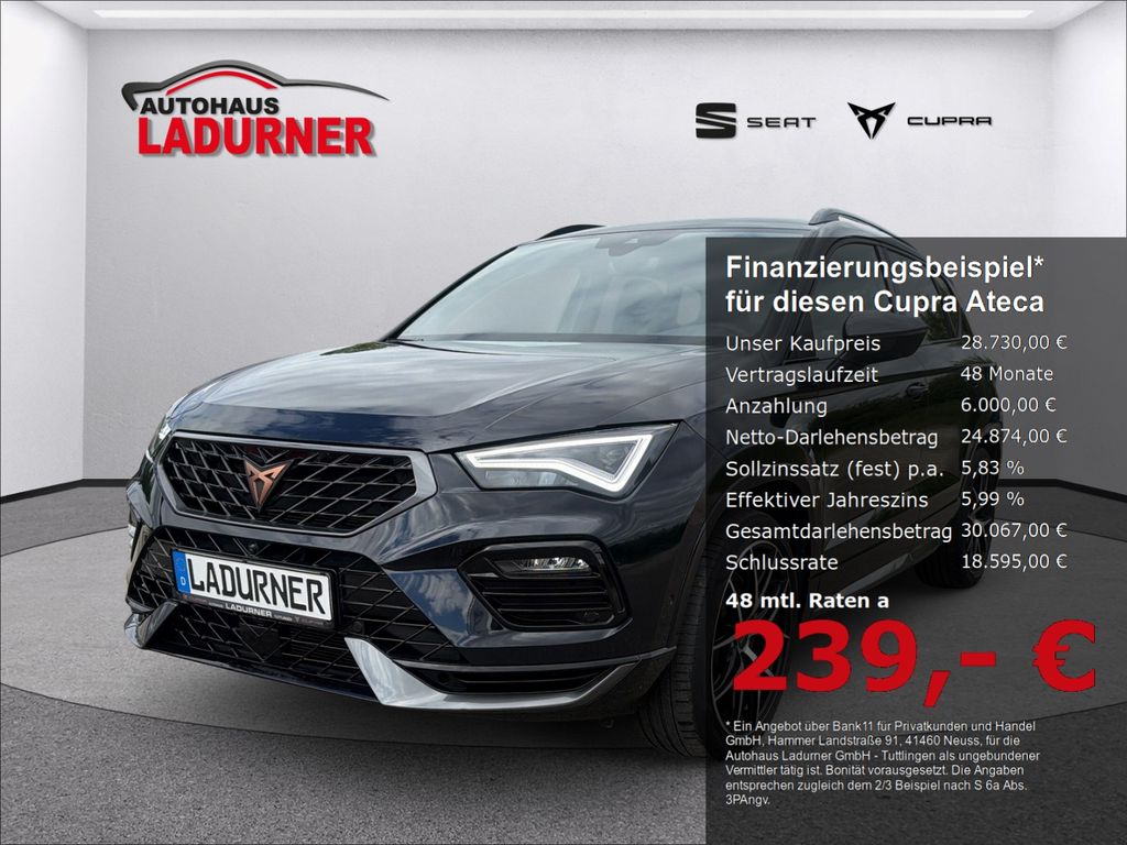 Bild des Angebotes Cupra Ateca 2,0 TSI DSG 4x4 *NAVI+LED+DAB+PDC+FACELIFT