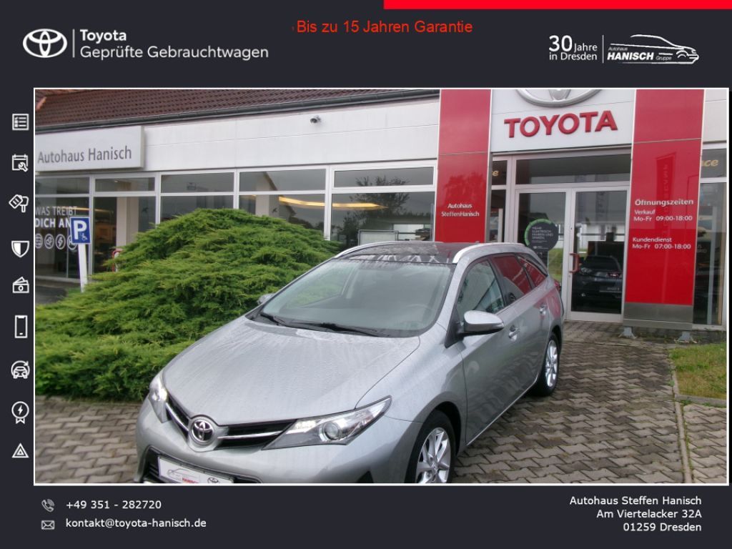 Toyota Auris 1.6 TS Life Plus +Glasdach+RFK+Klima+