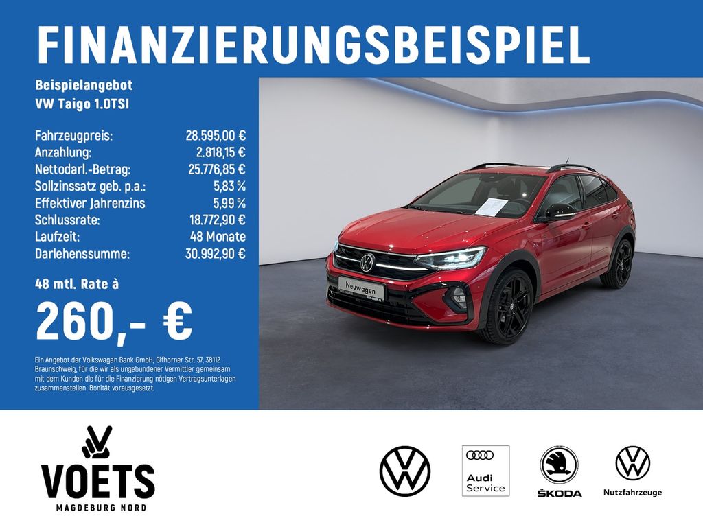 Bild des Angebotes Volkswagen Taigo 1.0TSI R-Line LED+NAVI+RFK+ACC+DAB+