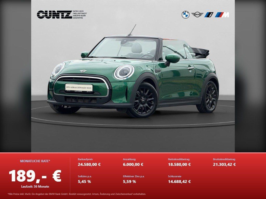 Bild des Angebotes MINI Cooper Cabrio 3-Türer Navi Driving Assist CarPla