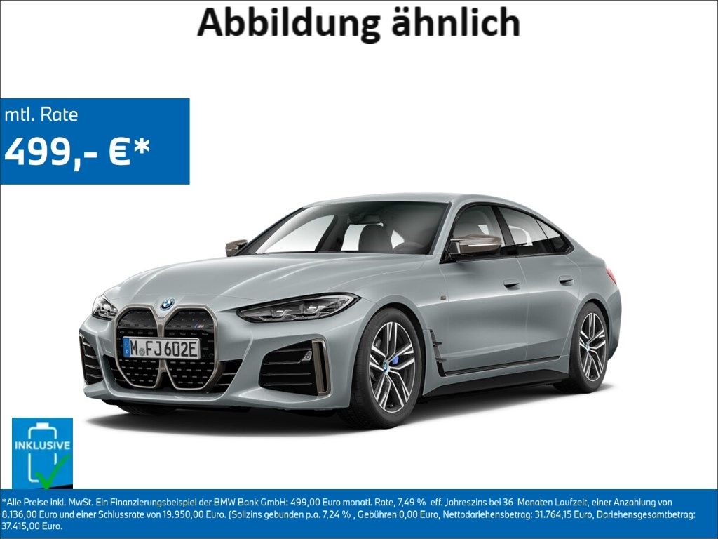 Bild des Angebotes BMW i4 M50 Gran Coupe/M-Pro/Glasdach/Navi/ha&ka