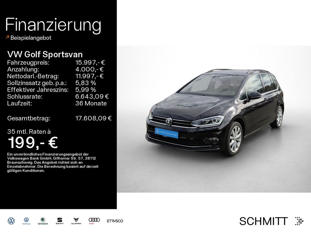 Bild des Angebotes Volkswagen Golf Sportsvan 1.5 TSI DSG HIGHLINE*AHK*SHZ*KLIM