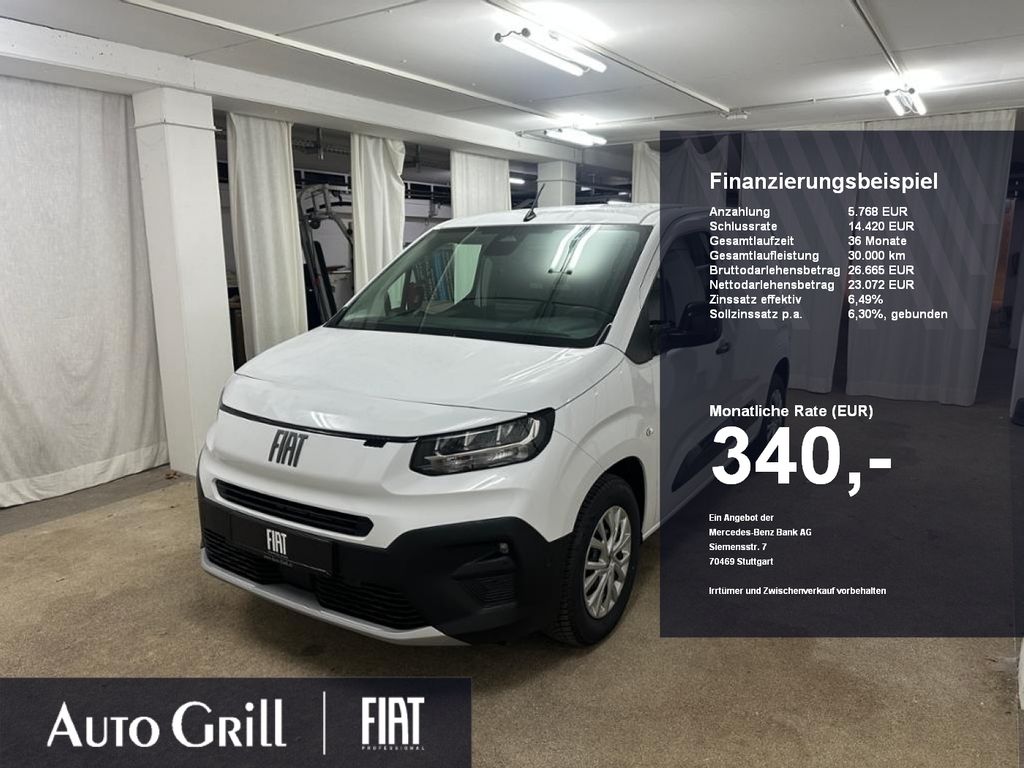 Fiat Doblo E-Doblo L1 Navi CarPlay RüKa LaderaumHolz