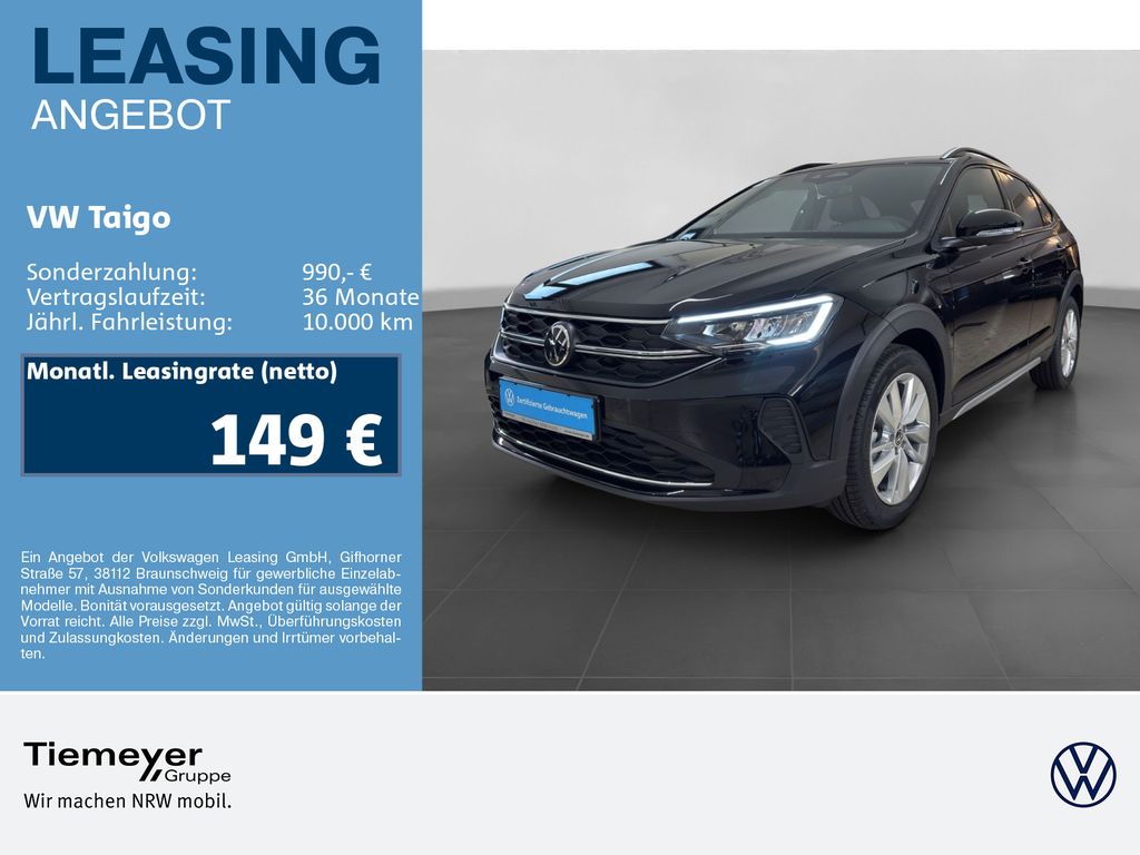 Volkswagen Taigo 1.5 TSI DSG ENERGY LIFE REAR VIEW NAVI CLI