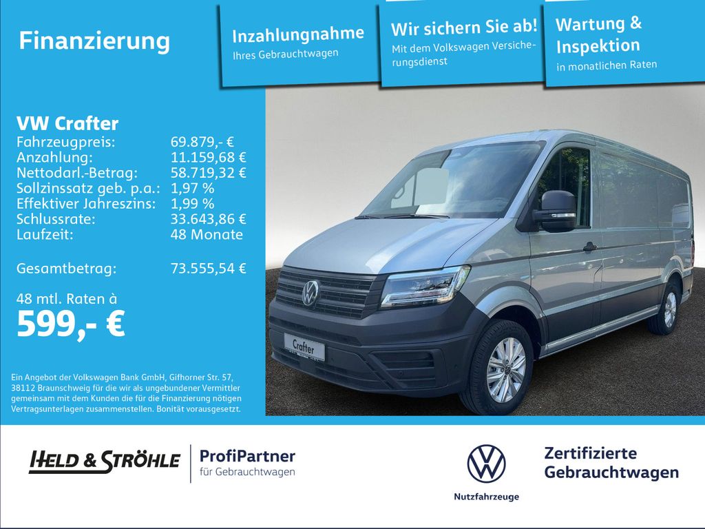 Bild des Angebotes Volkswagen Crafter 35 Kasten Aut. ACC LED NAVI STHZ R-KAM