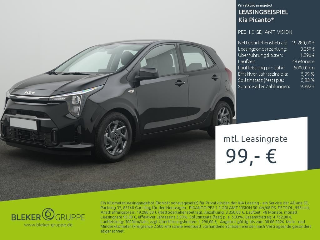 Kia Picanto PE2 1.0 GDI AMT VISION