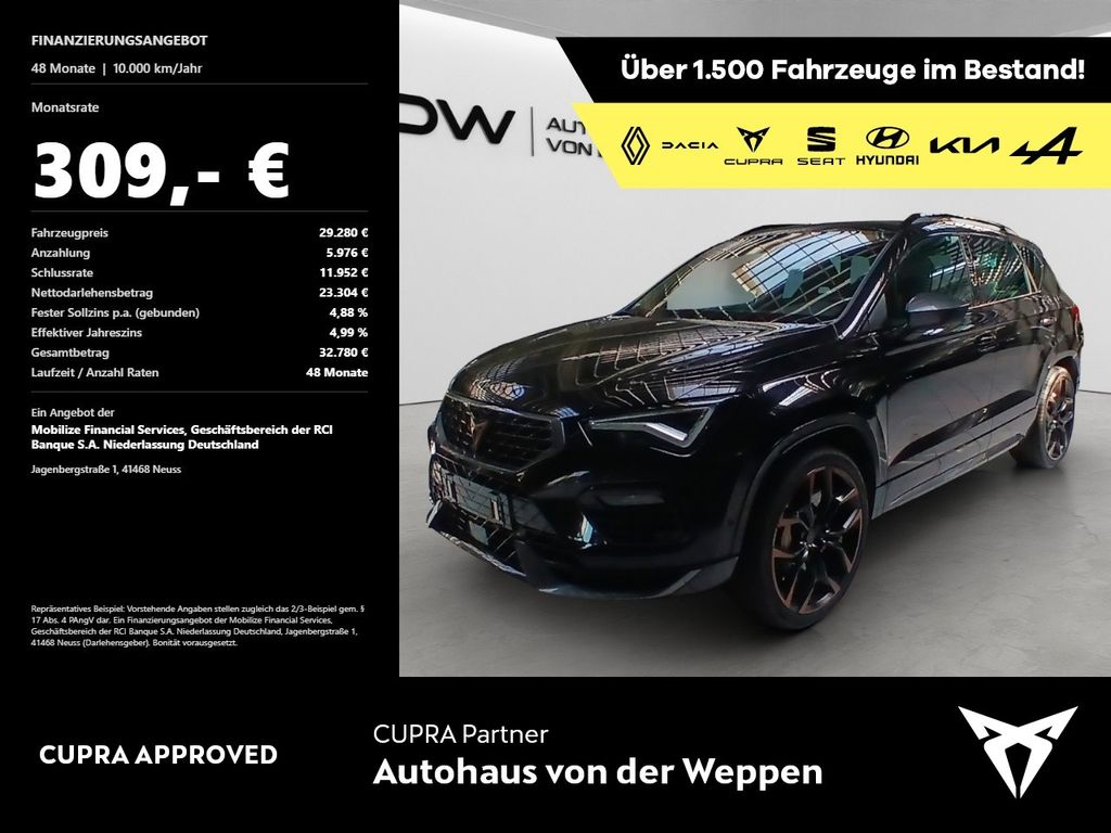Bild des Angebotes Cupra Ateca 4Drive AHK FA-Paket Heckklappe el. Beats