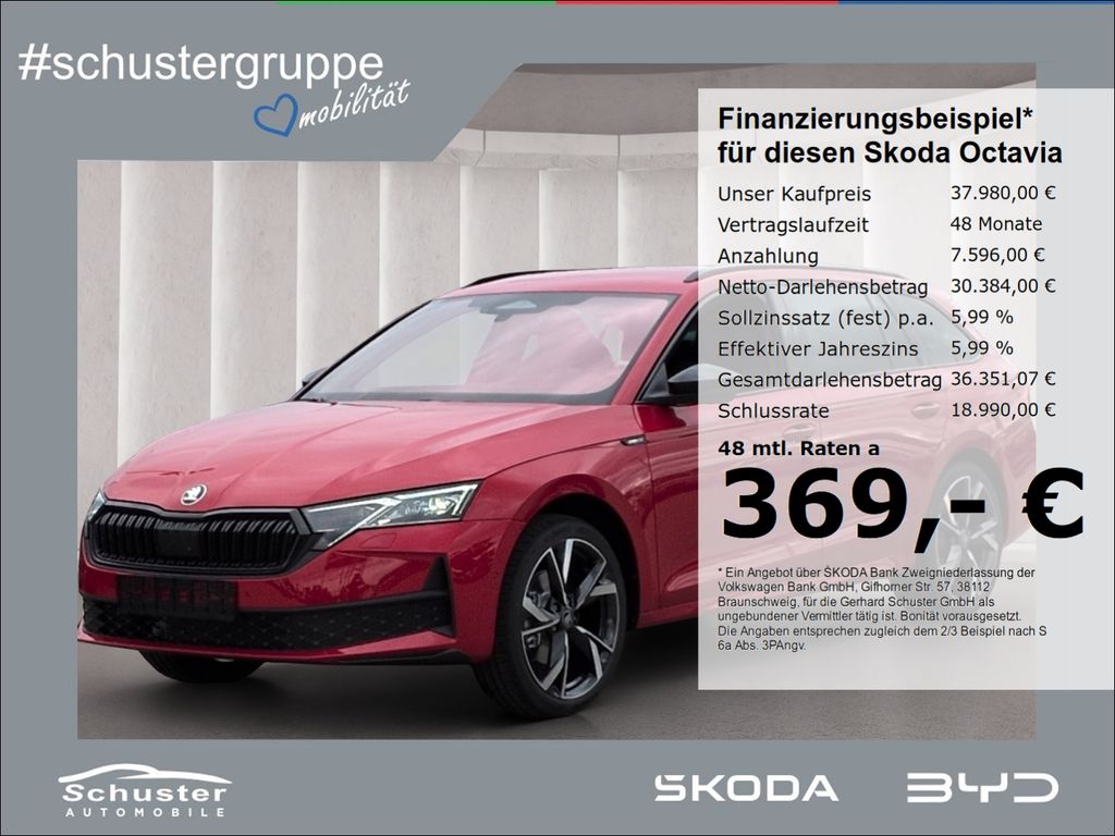 Bild des Angebotes Skoda Octavia Combi SPORTLINE 1.5eTSI*AHK 360°Kam 19*