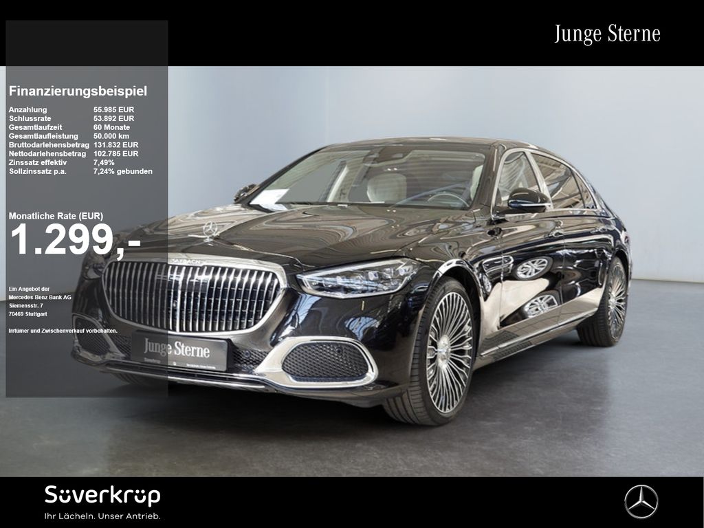 Bild des Angebotes Mercedes-Benz S 580 4M Maybach BURM MEMO 360 DISTR KAMERA PANO