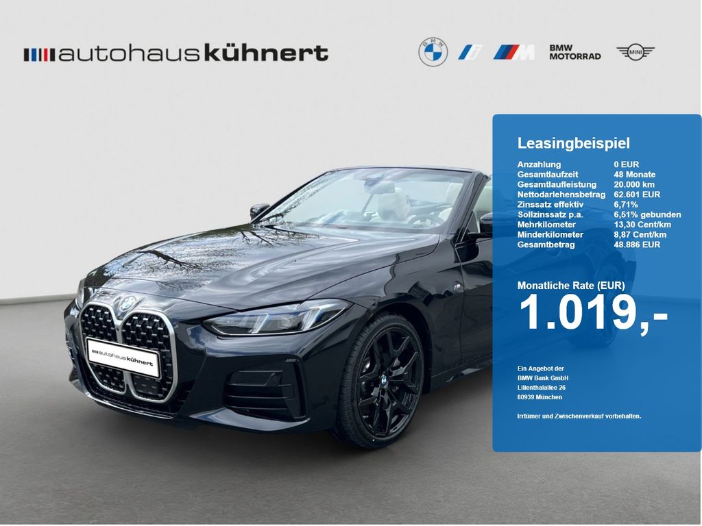 Bild des Angebotes BMW 430i xDrive Cabrio UPE 88.680 EUR ///M-Sport ACC