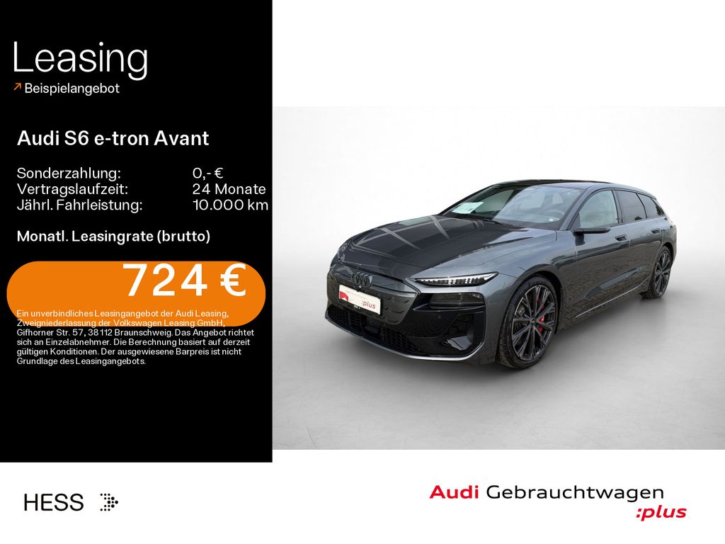 Bild des Angebotes Audi S6 Avant e-tron*EDITION-ONE-GREY*STHZG*HUD*MATRI
