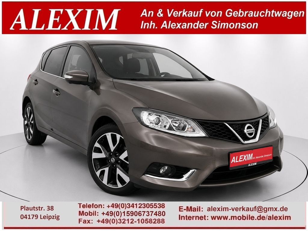 Bild des Angebotes Nissan Pulsar 1.2-85KW/Tekna/360°Kam./Navi/Klima/Leder