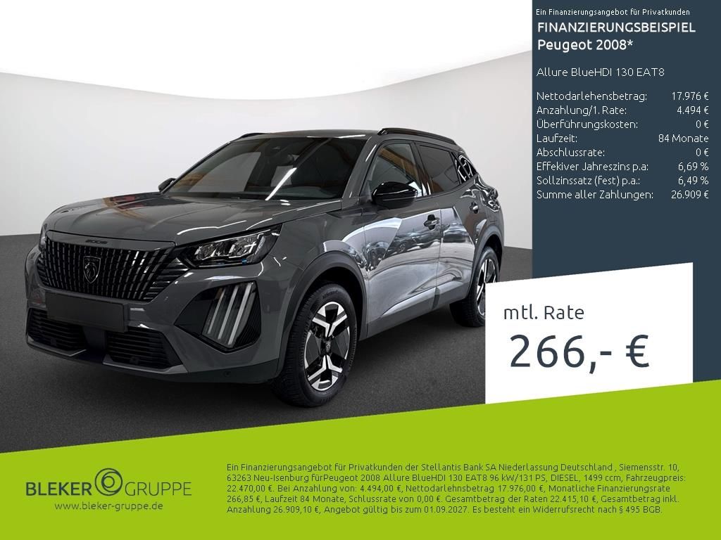 Bild des Angebotes Peugeot 2008 Allure BlueHDI 130 EAT8