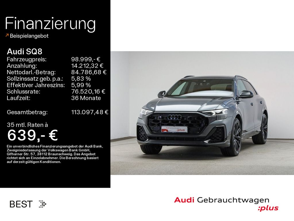 Bild des Angebotes Audi SQ8 TFSI*LASER*NACHTSICHT*PANO*AHK*STHZG*23ZOLL*