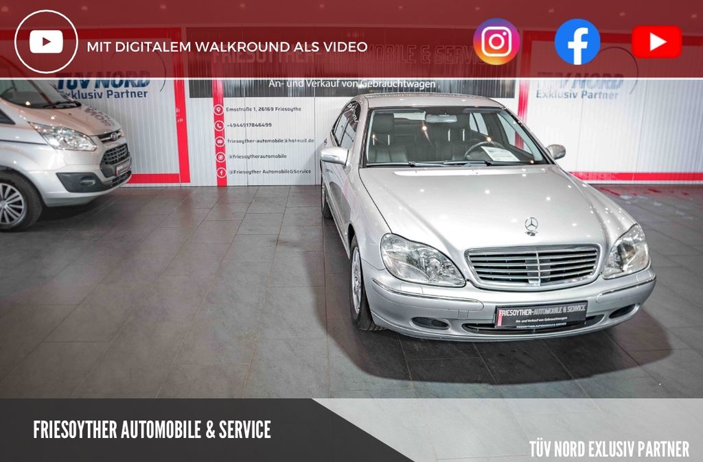 Mercedes-Benz S 320 CDI 1. Hand Sitzklima Leder Klimaautomatik