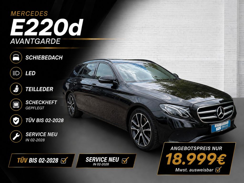 Bild des Angebotes Mercedes-Benz E 220d T, SH,Aut,SH,2H,LED,SD,MwSt,TÜV 2/28