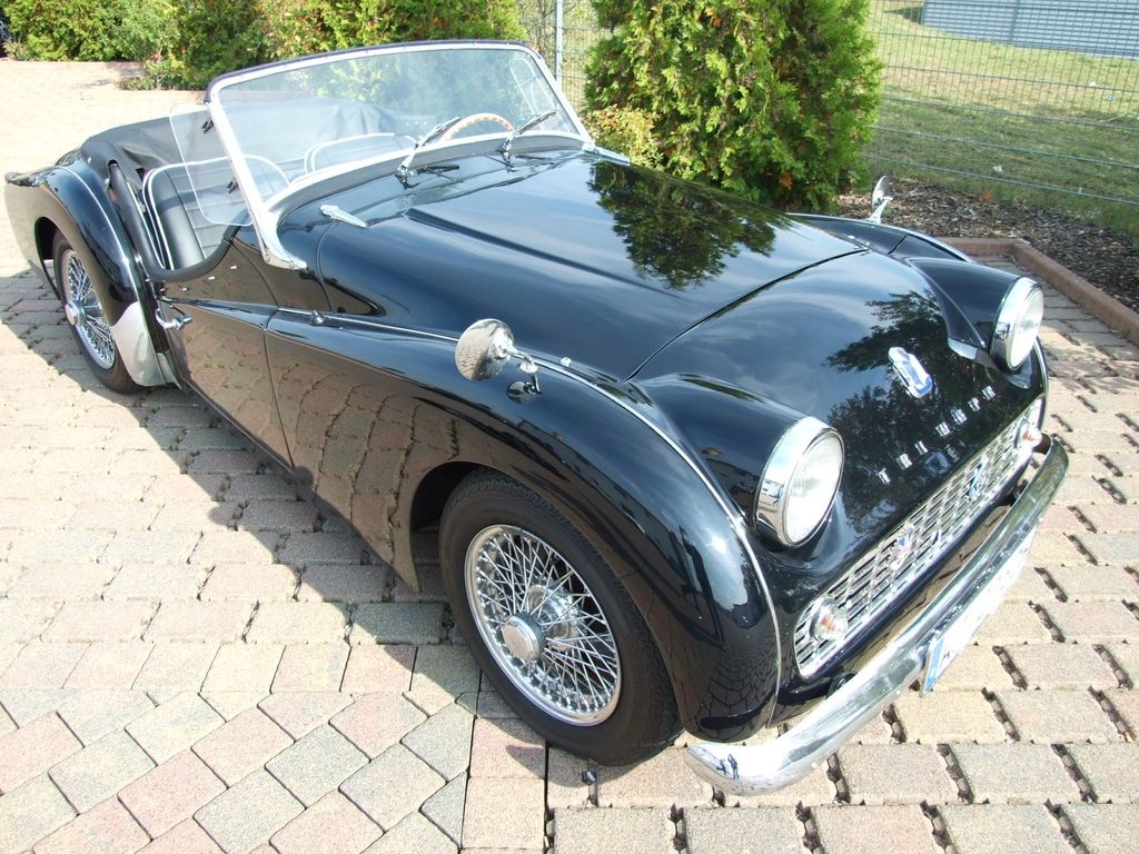 Triumph TR3A 1961, GEBOT, Stoffver/Fenster,Persen.,101PS