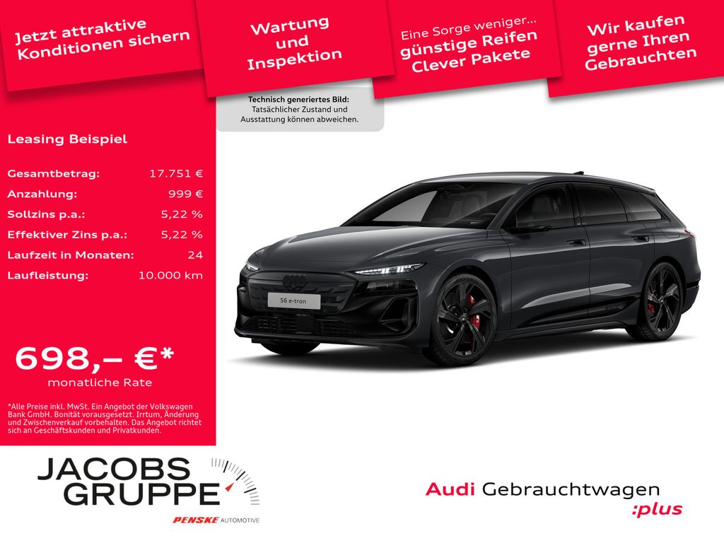 Bild des Angebotes Audi S6 Avant e-tron S-Sitze/Luftf./360°/Matrix/HuD/V