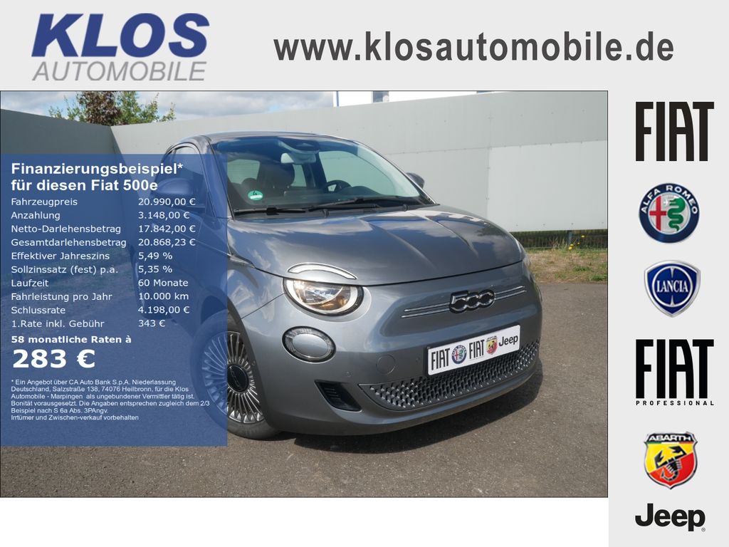 Bild des Angebotes Fiat 500e AT 42 Kwh 118PS KOMFORT STYLE KAMERA SHZ AL