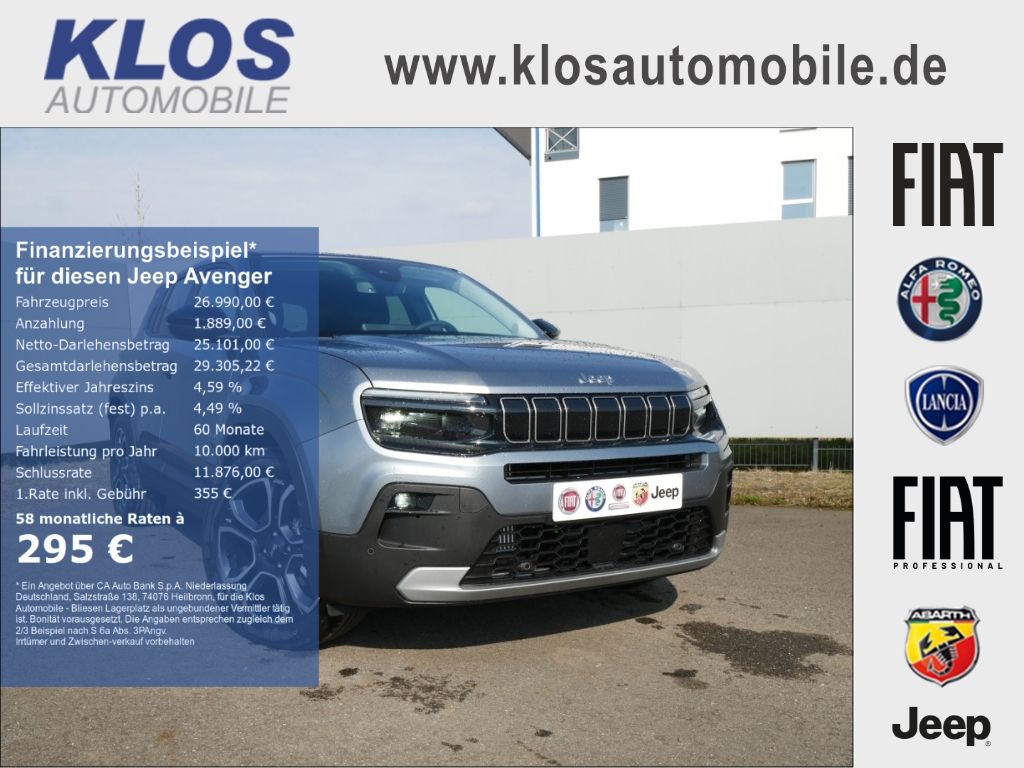 Bild des Angebotes Jeep Avenger SUMMIT e-Hybrid 1.2 110 PS DCT6 NAV INFO