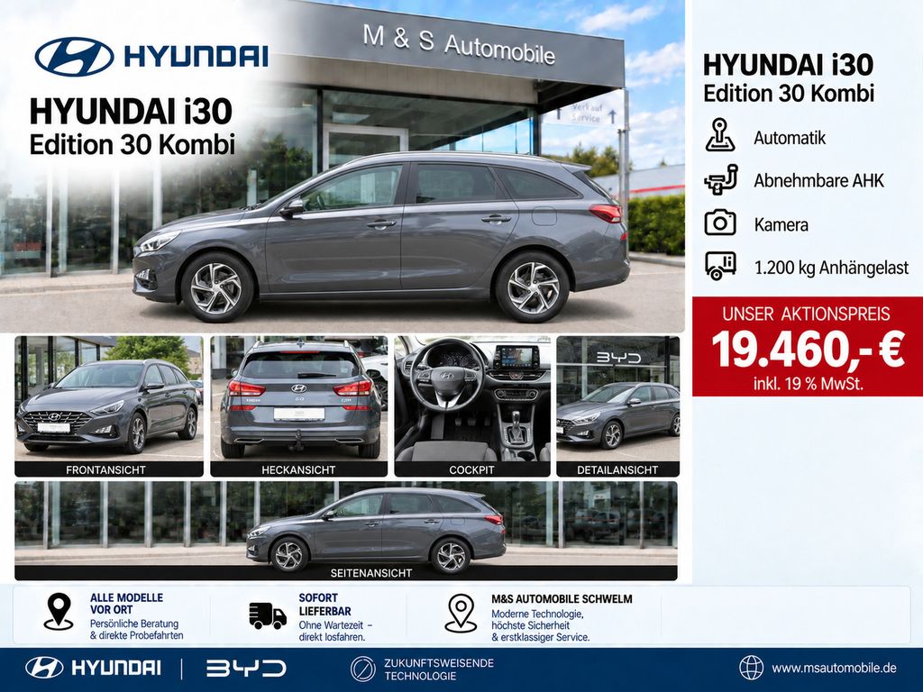 Bild des Angebotes Hyundai i30 Edition Kombi °Automatik-AHK-Cam°