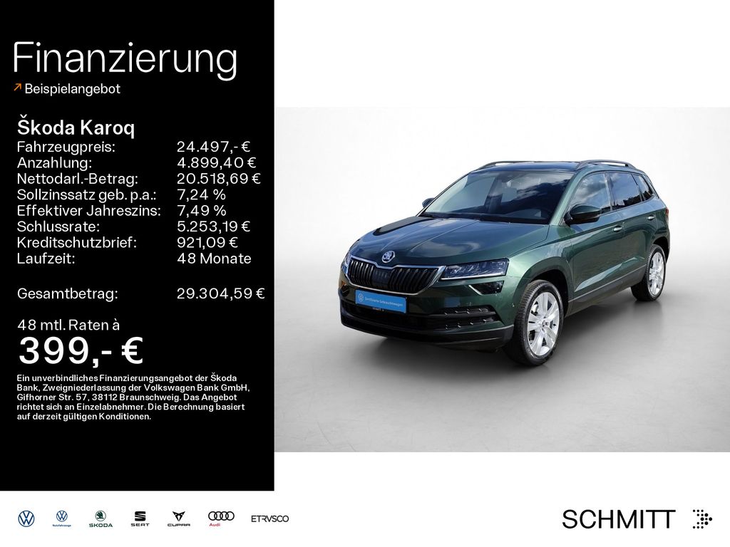 Bild des Angebotes Skoda Karoq 1.5 TSI DSG STYLE*AHK*STHZG*KAMERA*VIRTUAL