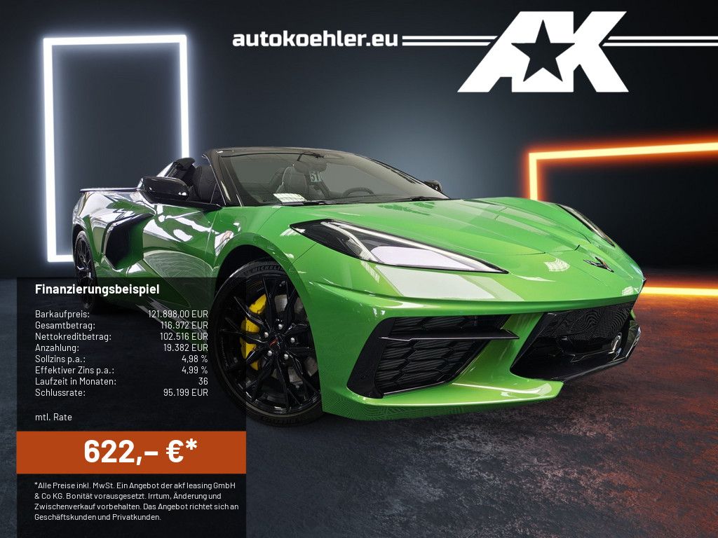 Bild des Angebotes Corvette C8 Cabrio 3LT 2026 Vollausstattung!!!! HUD 360°