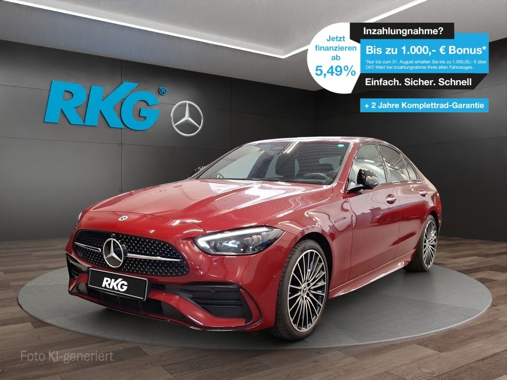 Bild des Angebotes Mercedes-Benz C 200 AMG NIGHT SPURPAKET MEMORY DIGITAL AHK 360