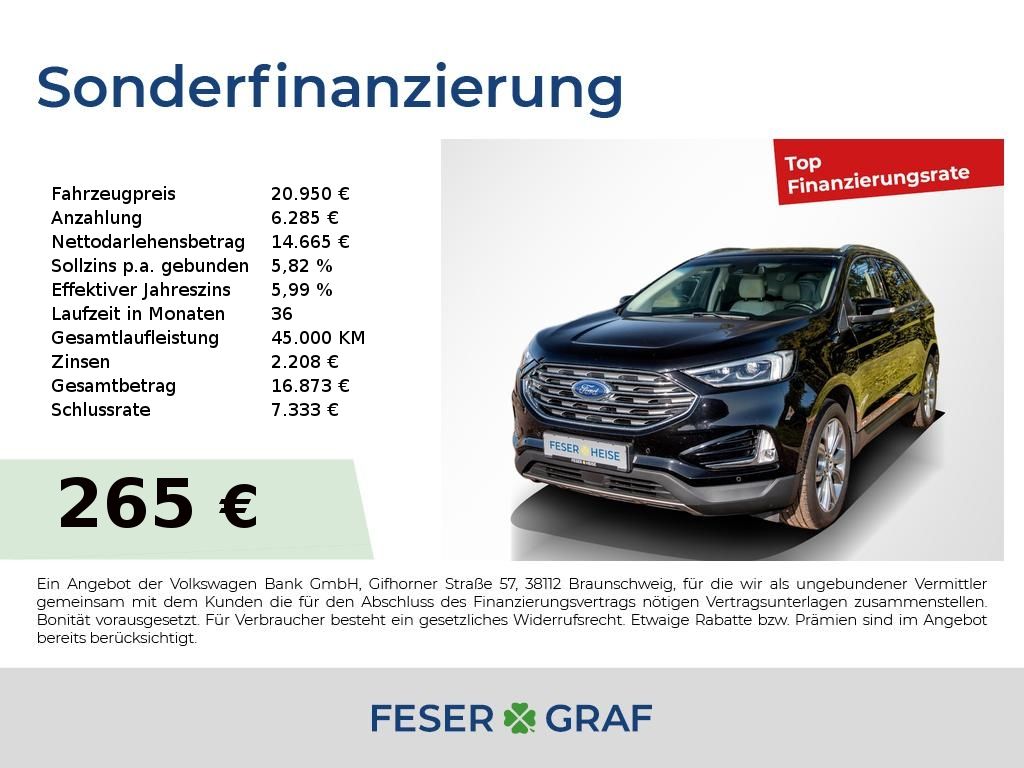 Bild des Angebotes Ford Edge Titanium 2.0 EB 4x4 LED*Shzg.*Slüftg*RearVi