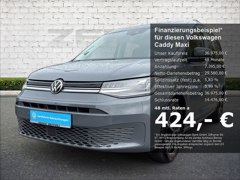 Bild des Angebotes Volkswagen Caddy Maxi 1.5 TSI DSG Dark Label StandHZG Navi