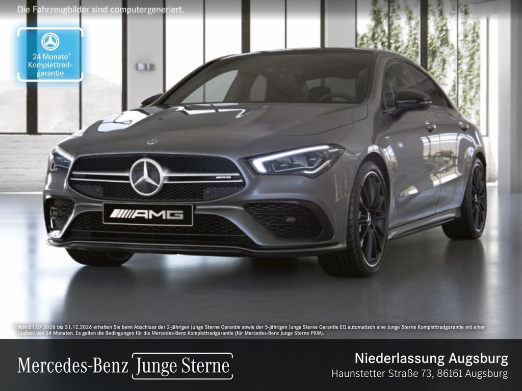 Bild des Angebotes Mercedes-Benz CLA 35 4M Cp AMG/Night/Pano/Mbeam/Kam/Sound/Ambi