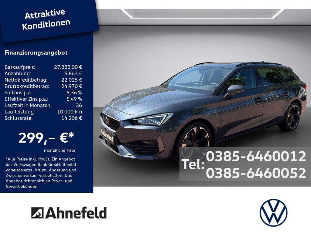 Bild des Angebotes Cupra Leon Sportstourer 1.5 TSI Basis SHZ NAVI ACC LED