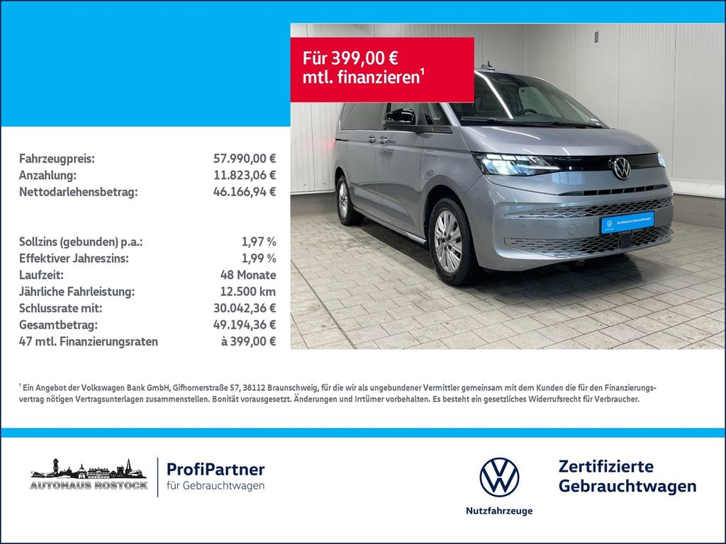 Bild des Angebotes Volkswagen T7 Multivan 1.5 TSI eHybrid DSG 4M AHK NAVI