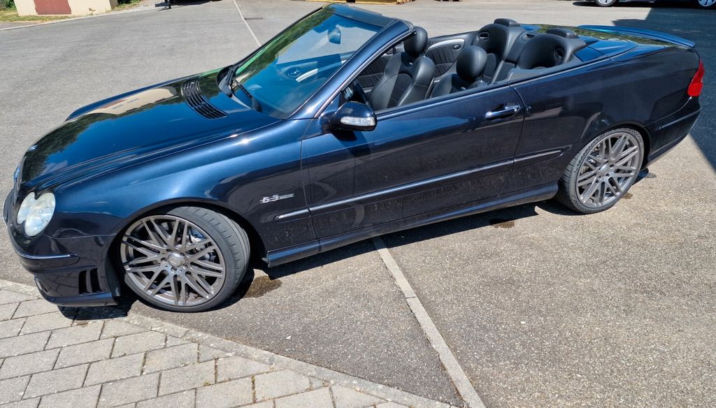 Bild des Angebotes Mercedes-Benz CLK 63 AMG Cabrio, Deutsches Liebhaber Fahrzeug
