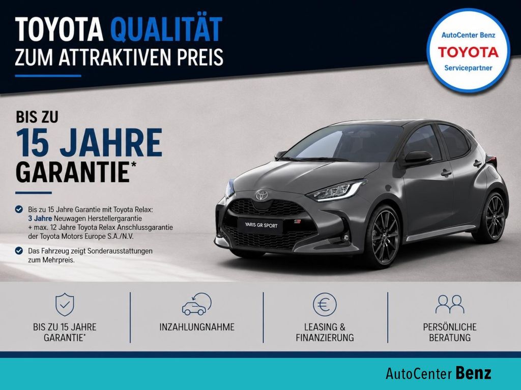 Bild des Angebotes Toyota YARIS 1.5 HYBRID GR SPORT *KLIMA*SITZHEIZ*CARPLA