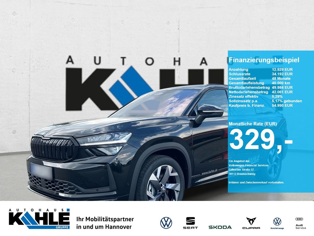 Bild des Angebotes Skoda Kodiaq 2.0 TDI DSG 4x4 Sportline Navi AHK LED DC