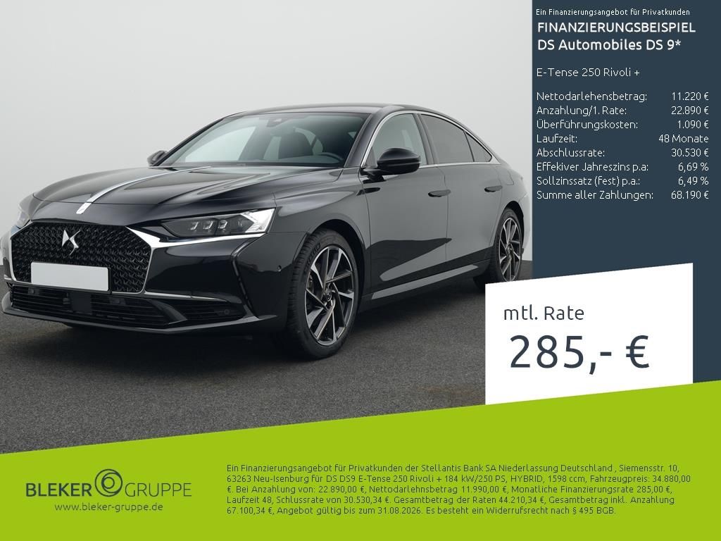 DS Automobiles DS9 E-Tense 250 Rivoli +