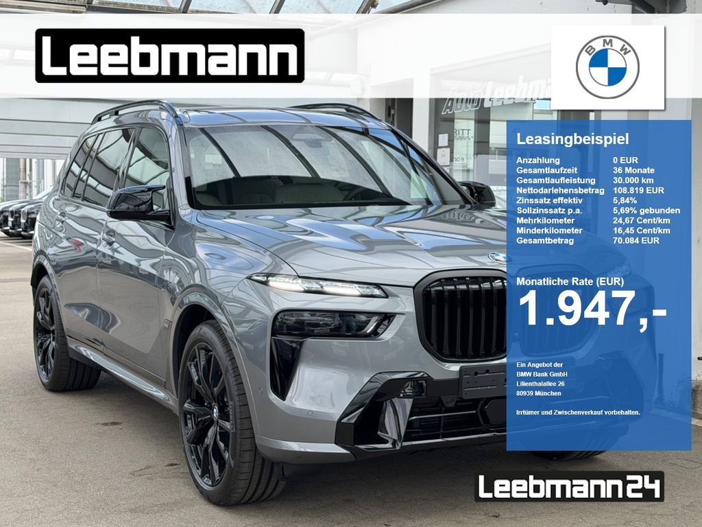 Bild des Angebotes BMW X7 M60i M-Pro Massage/5-Zonen/KristallSW/B&W